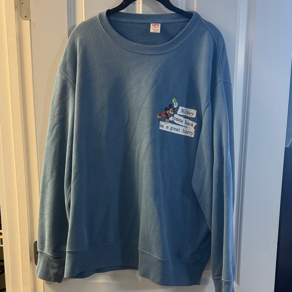 Blue Mickey Mouse Sweater